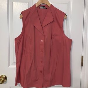 NON-IRON JONES NEW YORK COLLECTION SLEEVELESS TOP